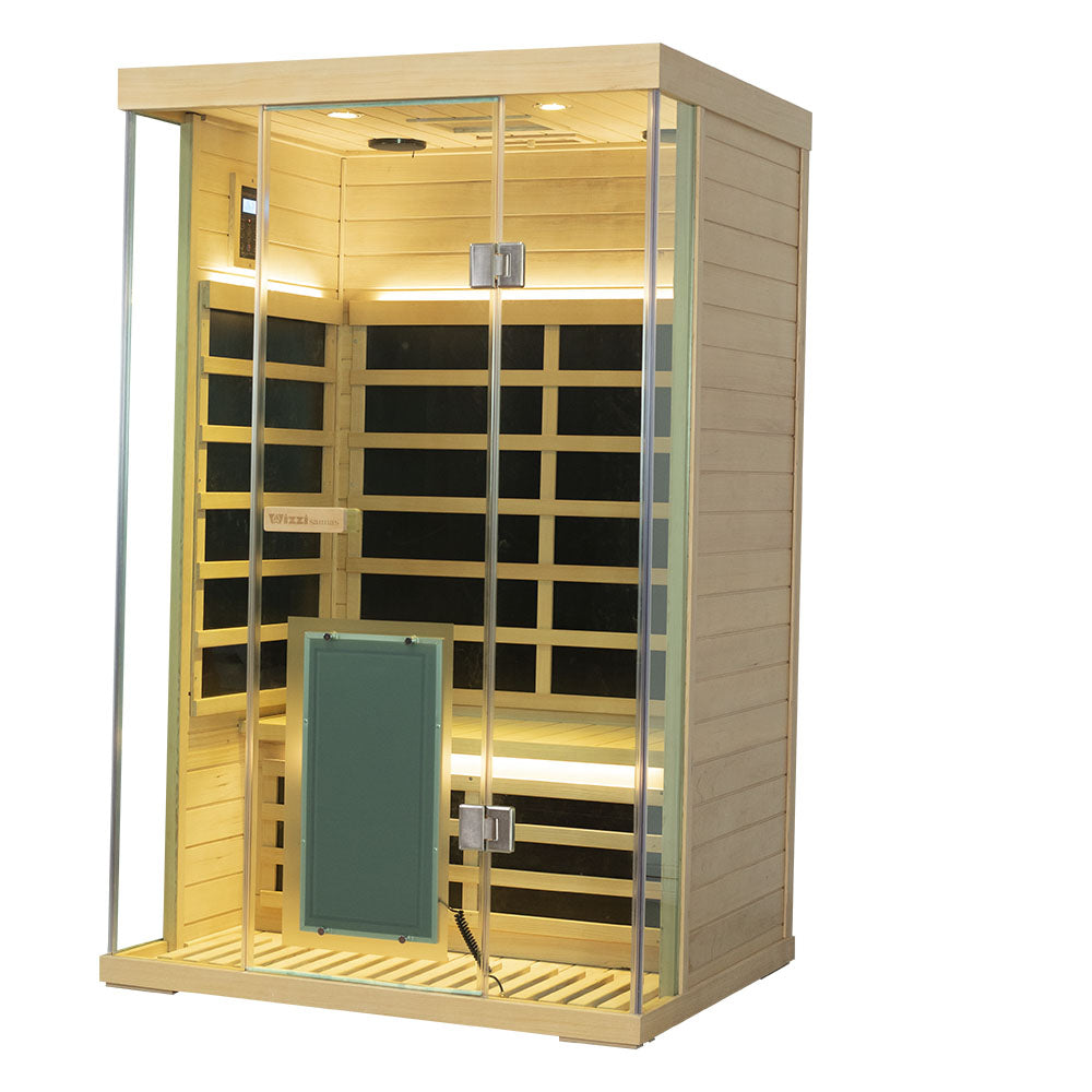 WizziSaunas - SH02 | Hemlock 2 Person Far Infrared Sauna