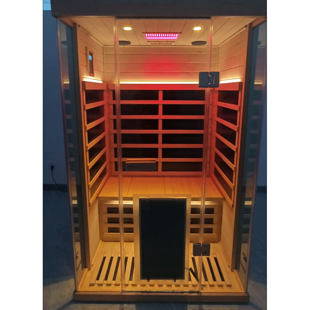 WizziSaunas - SH02 | Hemlock 2 Person Far Infrared Sauna
