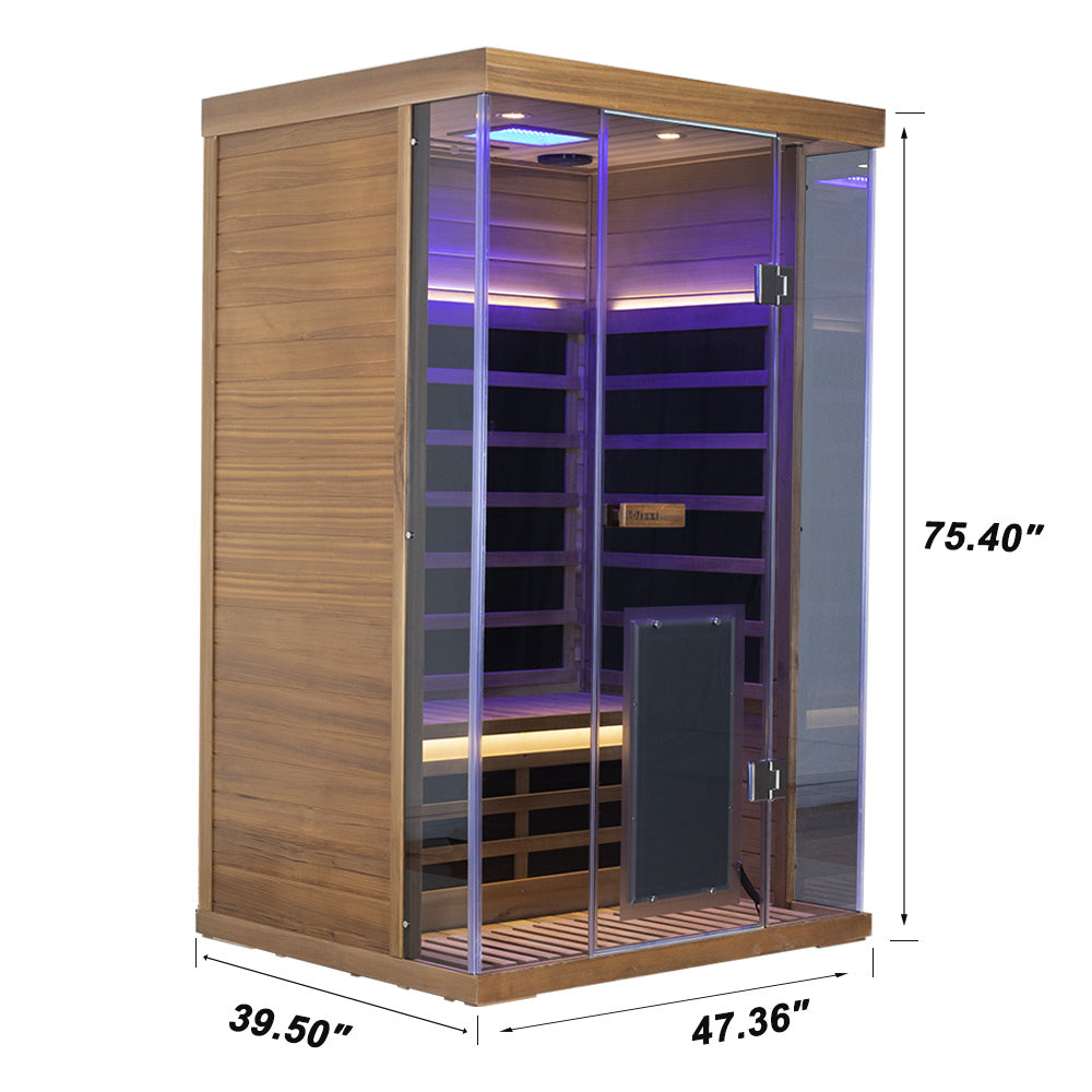 WizziSaunas - SR02 | Red Cedar 2 Person Far Infrared Sauna