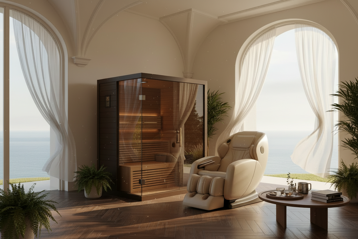 keep evethign as it is just make a sea view with ealry morning sky with light blue hues