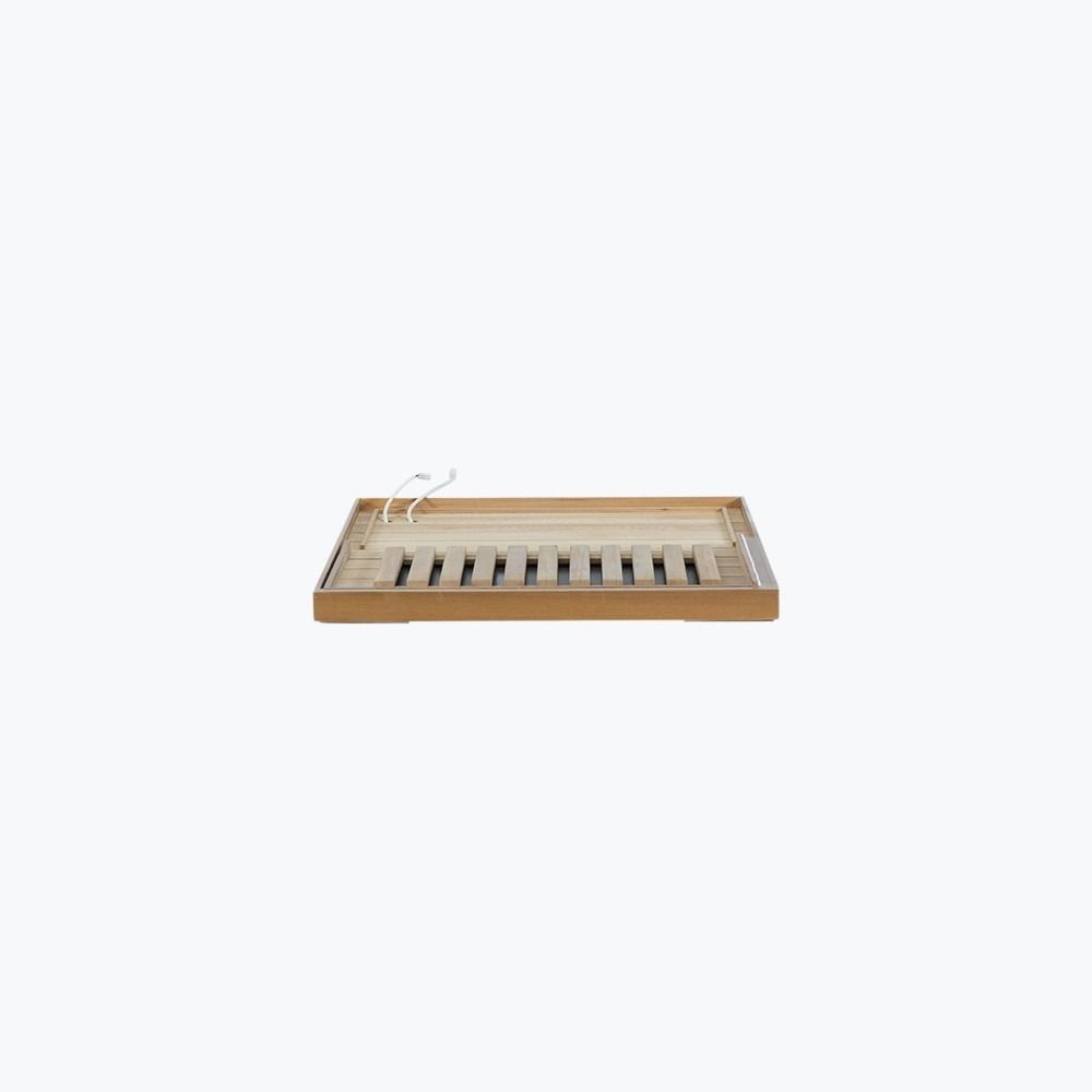 WizziSaunas 909MX Mini red cedar infrared sauna assembly step 1 — floor panels connected.