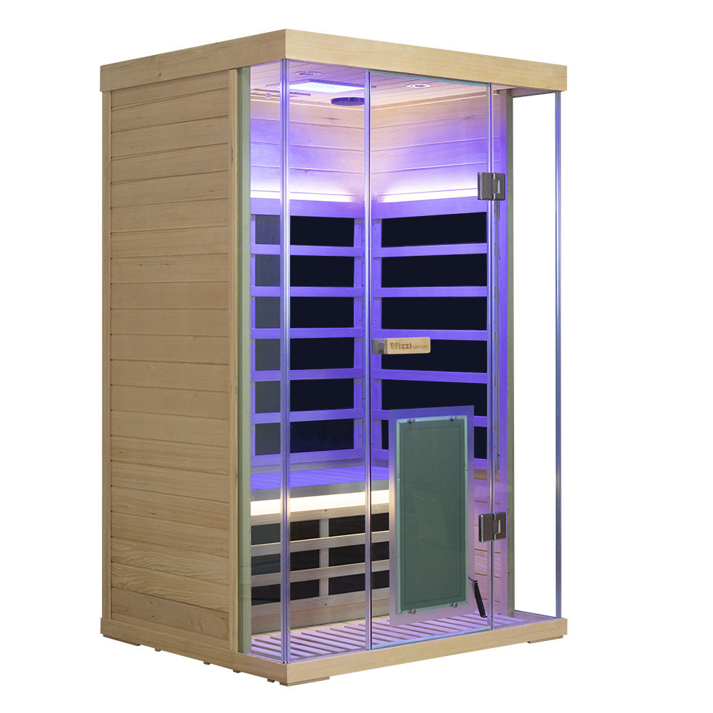 WizziSaunas - SH02 | Hemlock 2 Person Far Infrared Sauna