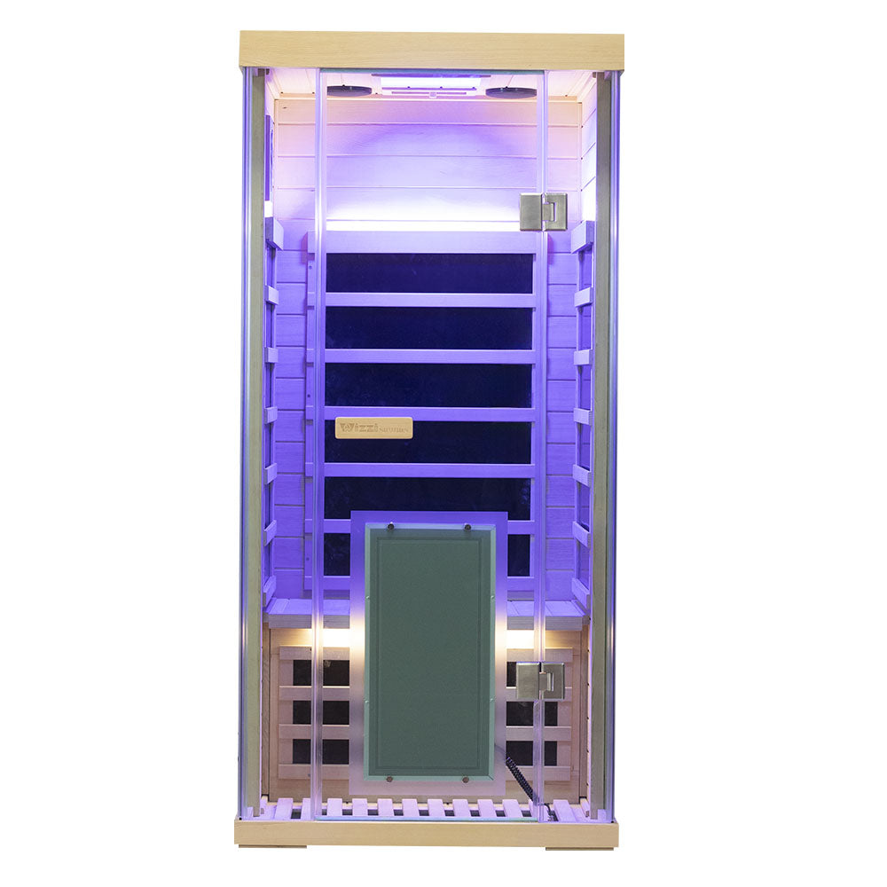 WizziSaunas - SH01 | Hemlock 1 Person Far Infrared Sauna