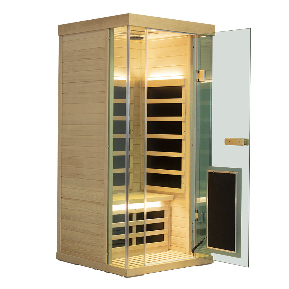 WizziSaunas - SH01 | Hemlock 1 Person Far Infrared Sauna