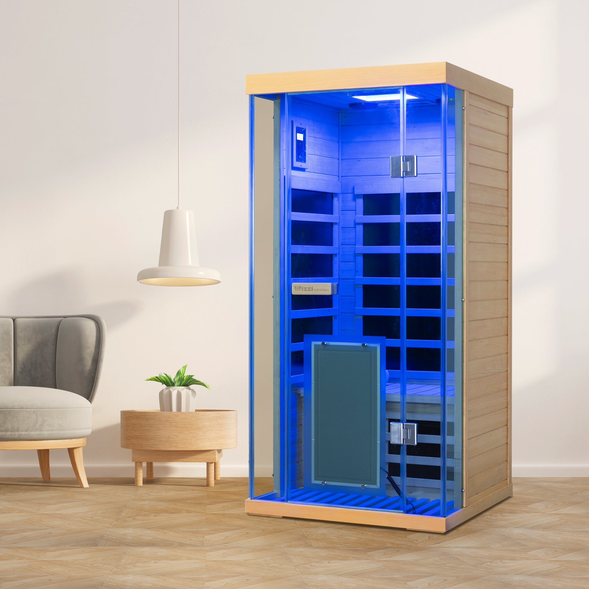 WizziSaunas - SH01 | Hemlock 1 Person Far Infrared Sauna