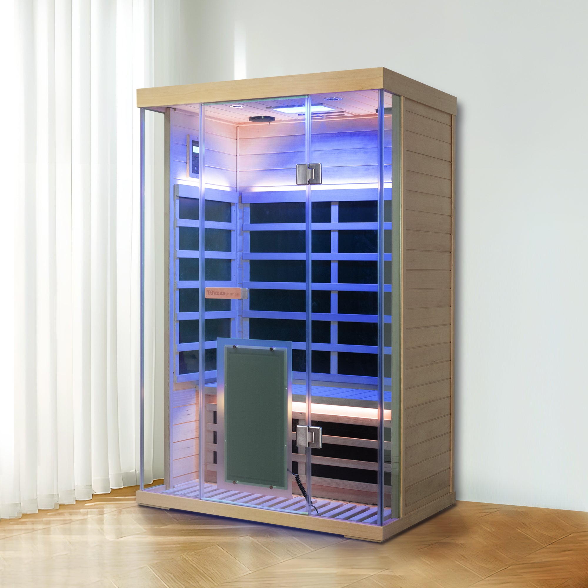 WizziSaunas - SH02 | Hemlock 2 Person Far Infrared Sauna
