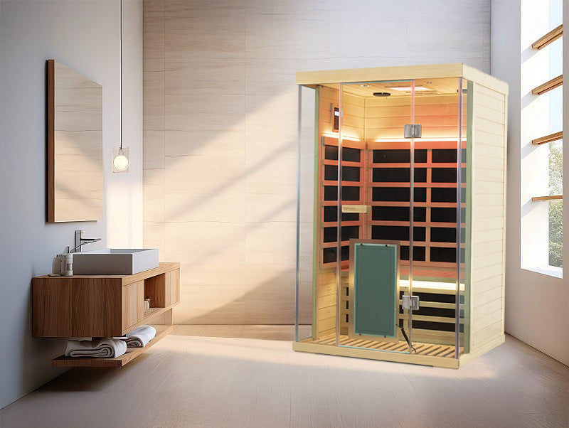 WizziSaunas - SH02 | Hemlock 2 Person Far Infrared Sauna