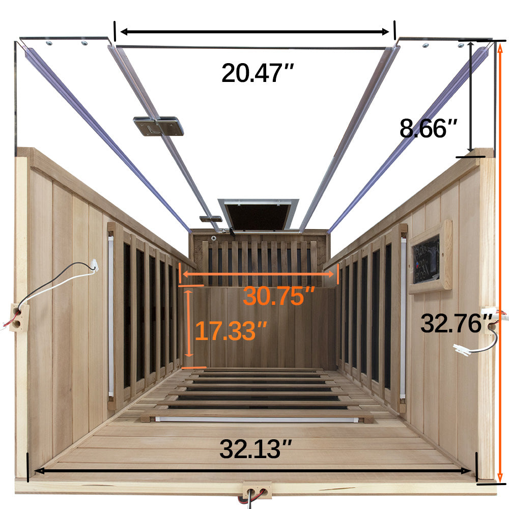 WizziSaunas - SR01 | Red Cedar 1 Person Far Infrared Sauna