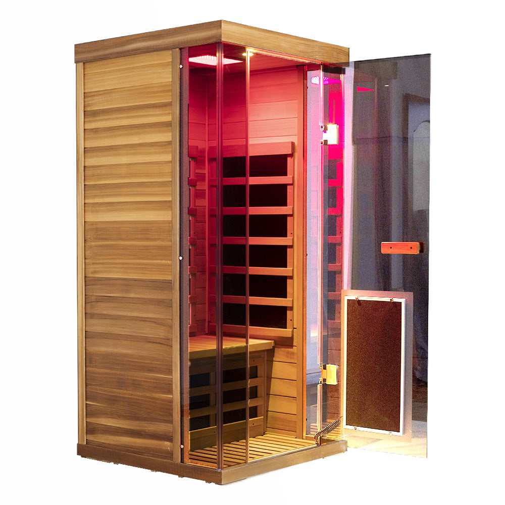 WizziSaunas - SR01 | Red Cedar 1 Person Far Infrared Sauna