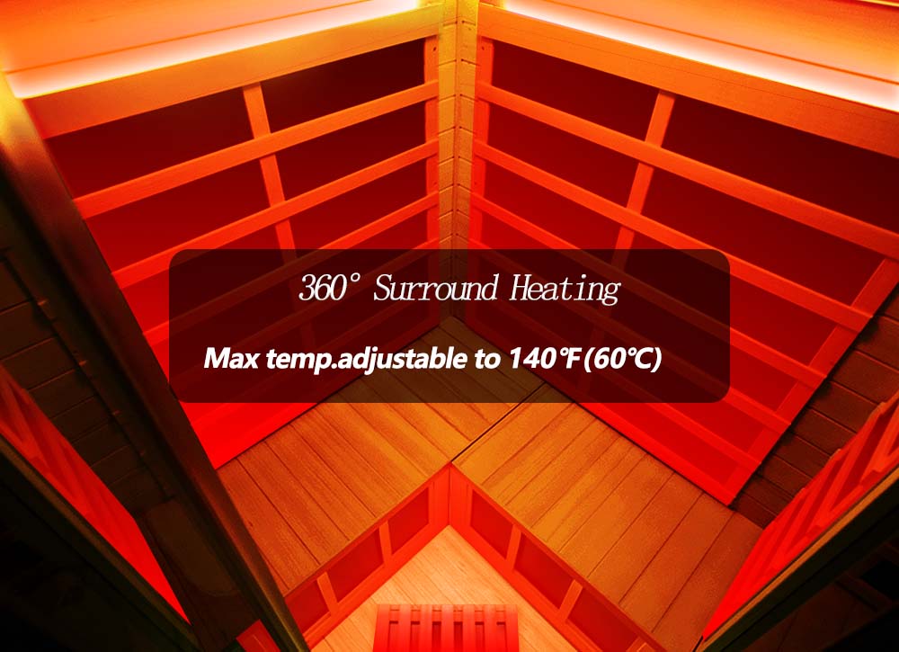 WizziSaunas - SH07 | Hemlock 2-3 Person Far Infrared Sauna