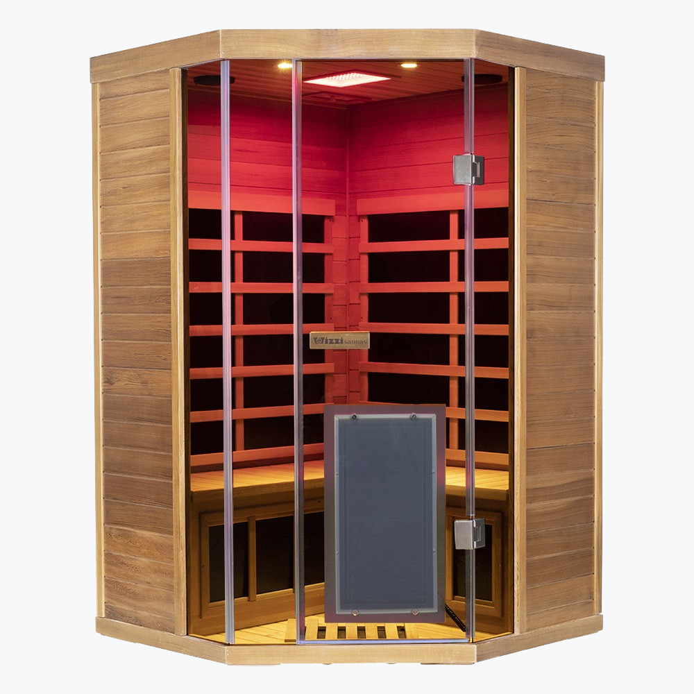 WizziSaunas SR07 | Red Cedar 2-3 Person Full Spectrum Infrared Sauna